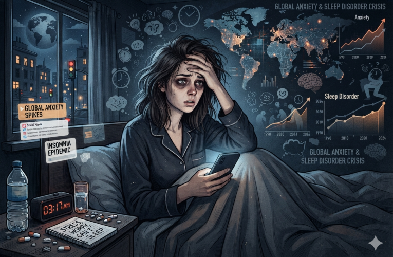 Growing Anxiety & Sleep Disorder Worldwide