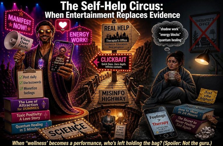 The Self-Help Circus: When Entertainment Replaces Evidence