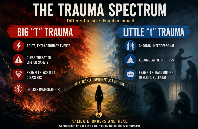 The trauma spectrum different, yet equal